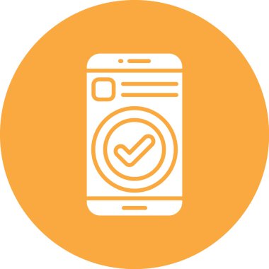 akıllı telefon simgesi vektör illüstrasyonu