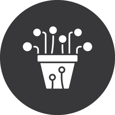 seo modern simgesinin vektör illüstrasyonu