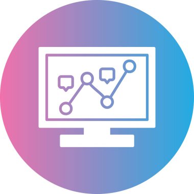 Seo simgesinin vektör illüstrasyonu