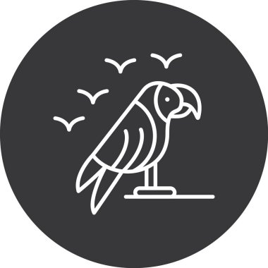 Bir kuşun vektör çizimi