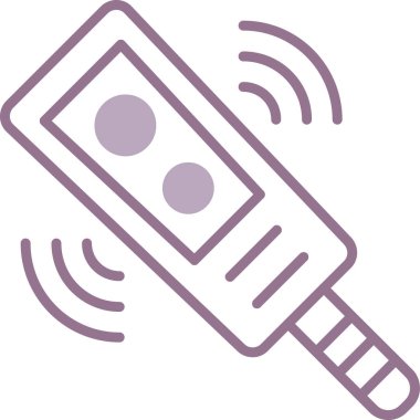 uydu anten simgesi, basit vektör illüstrasyonu