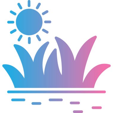 Bir ağaç simgesinin vektör illüstrasyonu