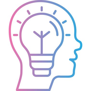 Ampul. Web simgesi basit illüstrasyon