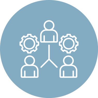 İş takım çalışması vektör simgesi