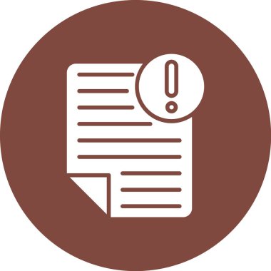 Vektör belgesi Simge illüstrasyonu