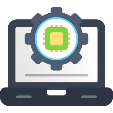 tarayıcı ayarı simgesi düz biçimli