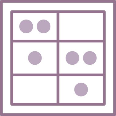 Abaküs. Web simgesi basit illüstrasyon