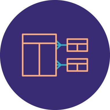 seo modern simgesinin vektör illüstrasyonu