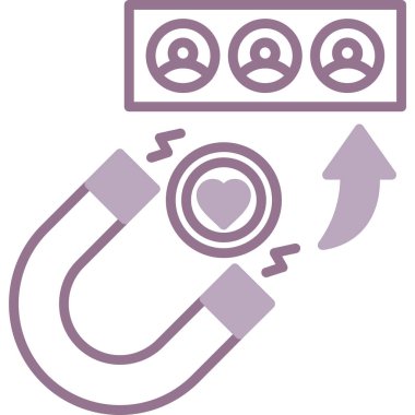 Kalp. Web simgesi basit illüstrasyon