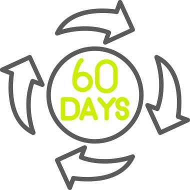 60 günlük simge, taslak biçimi