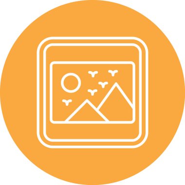 Modern simgenin vektör illüstrasyonu