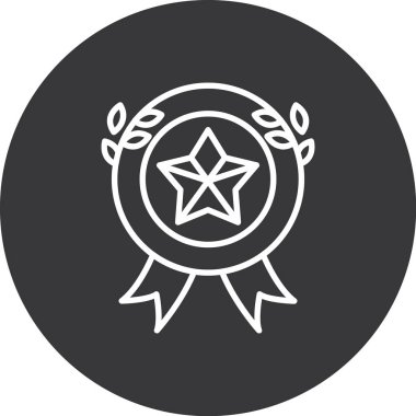 ödül ikonu, modern basit tasarım illüstrasyonu