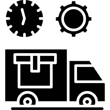 dağıtım servisi, vektör illüstrasyonu