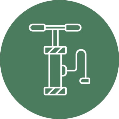 Bir vinç simgesinin vektör illüstrasyonu