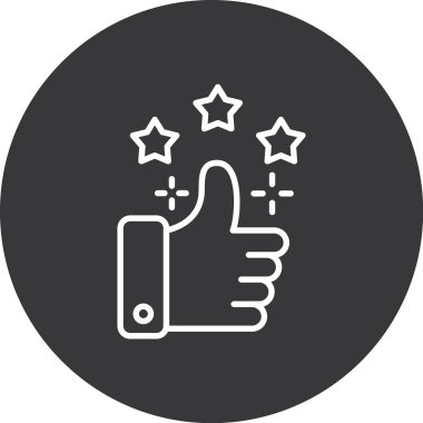 Başparmağını kaldır. Web simgesi basit tasarım