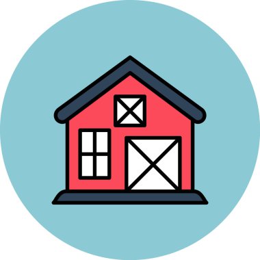 ev simgesi vektör illüstrasyonu