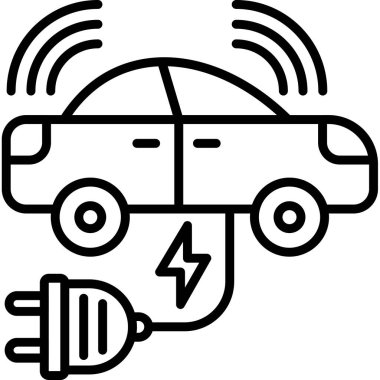 elektrikli araba şarj simgesi