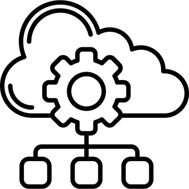 özet biçiminde veri bulut simgesi