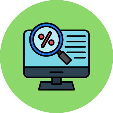 Ara. Web simgesi basit illüstrasyon