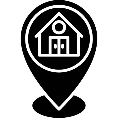 Harita işaretleyici simgesi. vektör illüstrasyonu