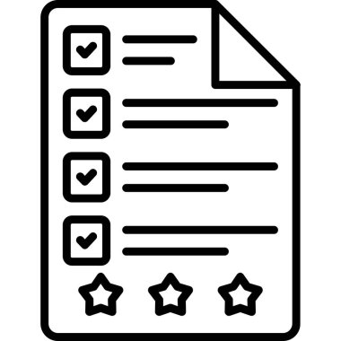 Simgesini denetleyin. Vektör çizim