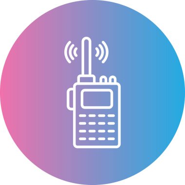 radyo simgesi vektör illüstrasyonu