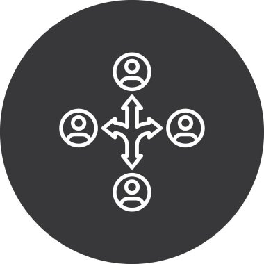 İş adamlarının vektör illüstrasyonu