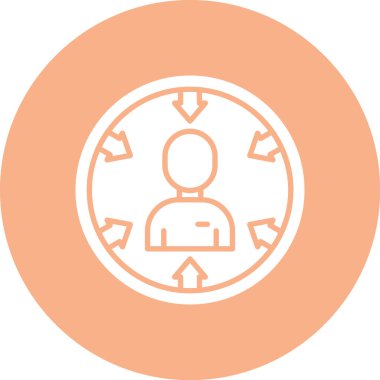 seo modern simgesinin vektör illüstrasyonu