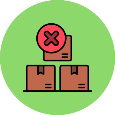 Simge silme yok. özet yok silme vektör rengi düz izole