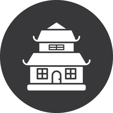 Asya ev simgesi, basit biçim