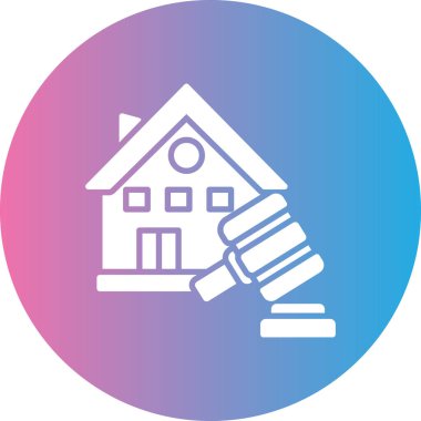 Bir ev simgesinin vektör illüstrasyonu