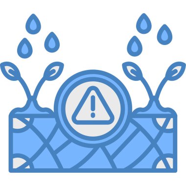 su damlası ağ simgesi basit tasarım