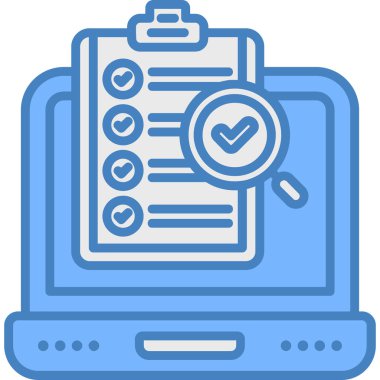 Pano kontrol listesi kontrol listesi simgesi - taslak biçimi