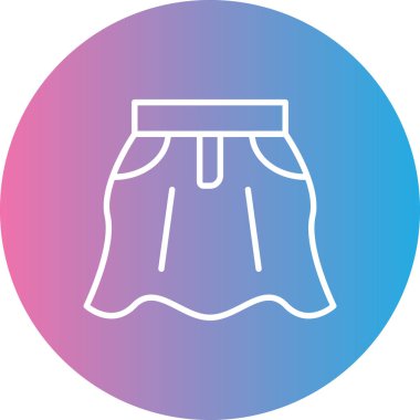 Çemberdeki modern bir binanın vektör simgesi