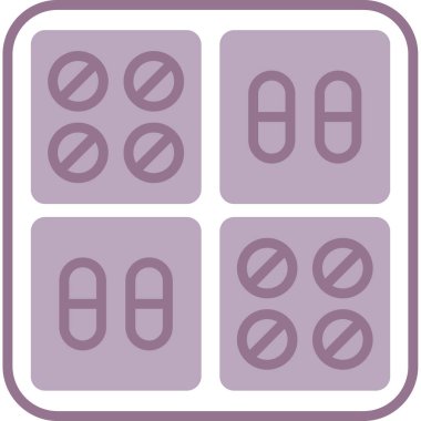 Haplar. Web simgesi basit illüstrasyon