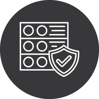 kontrol listesi simgesi vektör illüstrasyonu