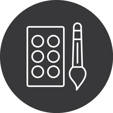 Modern simgenin vektör illüstrasyonu