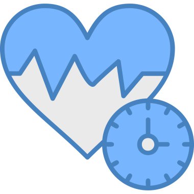 Kalp. Web simgesi basit tasarım