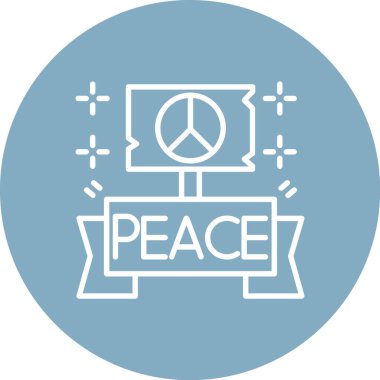 barış işareti. vektör çizim