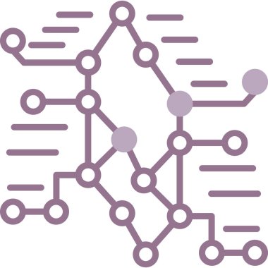 Molekül. Web simgesi basit illüstrasyon