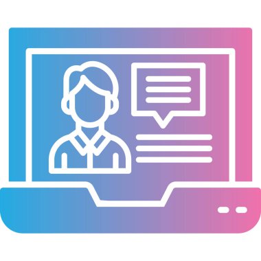 seo modern simgesinin vektör illüstrasyonu