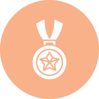 Bir yıldız simgesinin vektör illüstrasyonu