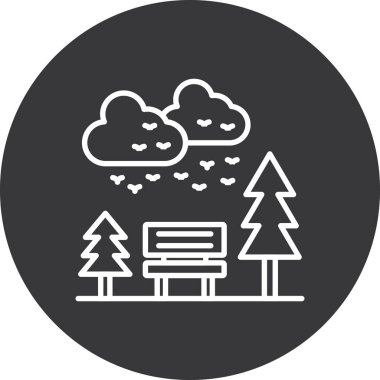 Modern simgenin vektör illüstrasyonu