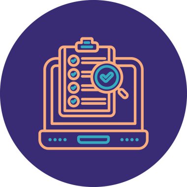 Bir pano simgesinin vektör illüstrasyonu