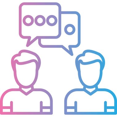 İnsan simgesinin vektör illüstrasyonu