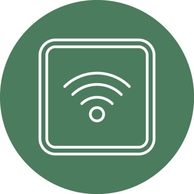 wifi simgesi vektör illüstrasyonu