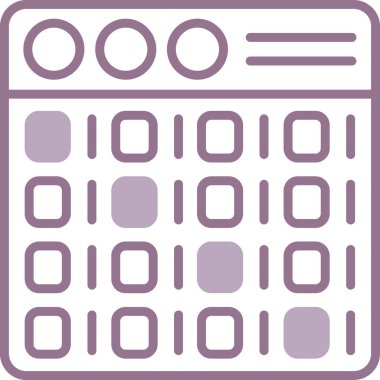 Hesap makinesi. Web simgesi basit tasarım