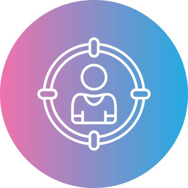 seo modern simgesinin vektör illüstrasyonu