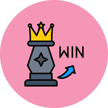 Çizgi film simgesinin vektör çizimi