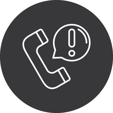 Çağrı merkezi. Web simgesi basit illüstrasyon